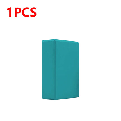 EVA Yoga Block – Solid Color High Density Foam Brick for Yoga, Pilates & Fitness Training – Non-Slip, Moisture-Proof Balance Block