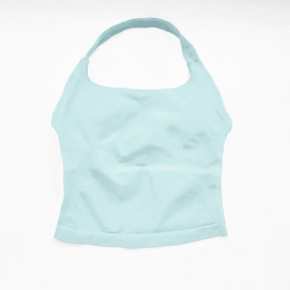 NCLAGEN Halter Top Woman Yoga Tank Gym Clothes Removable Chest Pad Fitness Workout speed Activewear Sexy Pilates Sports Vest-Bra