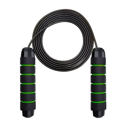 Adjustable Speed Jump Rope with Ball Bearings – Tangle-Free Steel Wire Skipping Rope with Foam Handles for Fitness & Weight Loss
