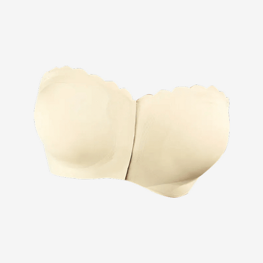 Seamless Strapless Bras For Women Front Buckle Bra Sports Underwear Top Inner Wear Solid Color ﻿