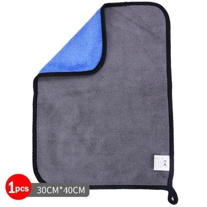 "1–20pcs Microfiber Cleaning Towels – Car Wash, Drying & Household Quick-Dry Cloths"