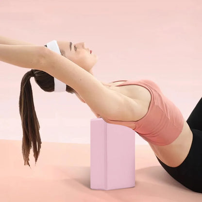 Colored EVA Yoga Block – Non-Slip, High Density, Moisture-Proof Foam Brick for Fitness, Pilates & Body Shaping