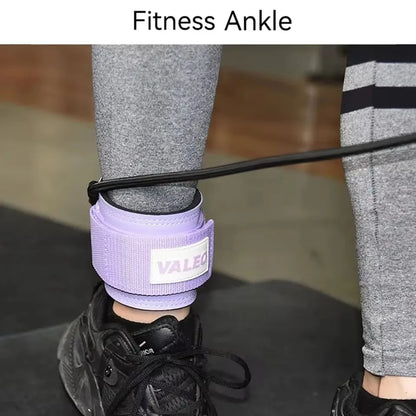 GOBYGO Ankle Resistance Bands with Foam Pads – Adjustable Straps for Glutes, Legs & Lower Body Workouts