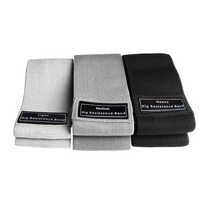Booty Bands Set – 3 Resistance Levels (Light/Medium/Heavy) | Non-Slip Fabric Glute Bands for Workout & Fitness