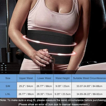 Unisex Waist Trimmer Belt – Sweat-Boosting Core Shaper with Back Support