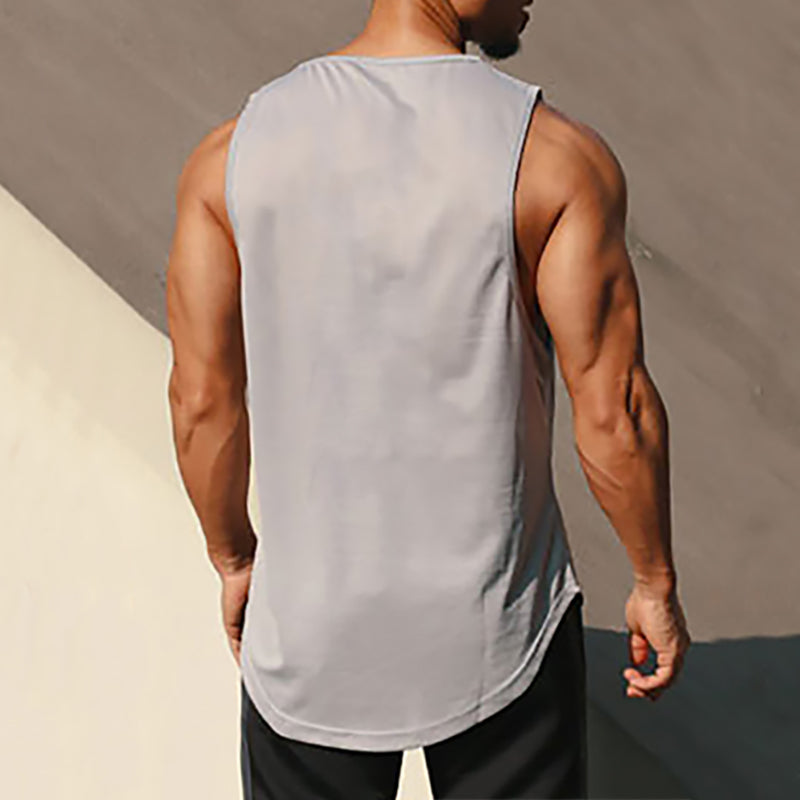 Summer Gym Tank Top Men Mesh Clothing Quick Dry Bodybuilding Sleeveless T Shirt Fitness Singlets Basketball Sports Muscle Vest