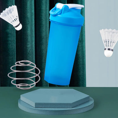 600ml Portable Protein Shaker Bottle – Leak Proof Sports Mixing Cup for Gym & Fitness Training