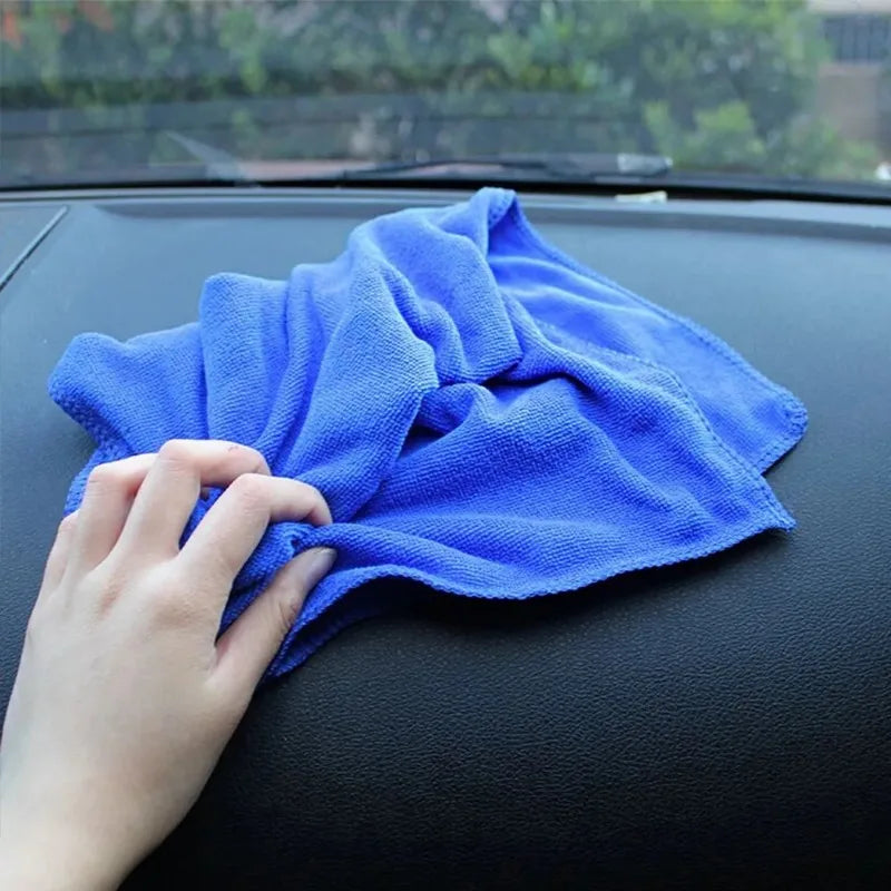 "1–20pcs Microfiber Cleaning Towels – Car Wash, Drying & Household Quick-Dry Cloths"