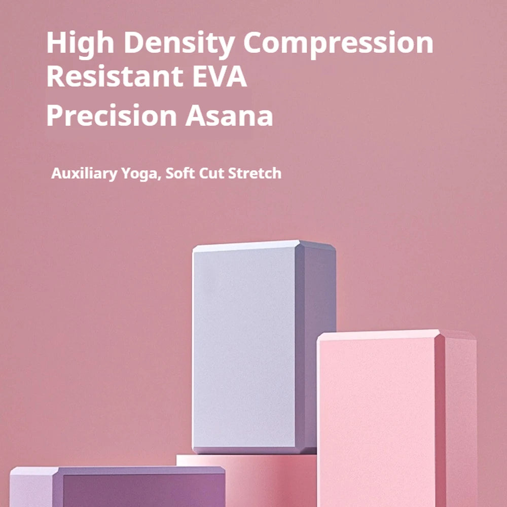EVA Yoga Block – High Density Foam Brick for Fitness, Pilates, Gym & Yoga Training