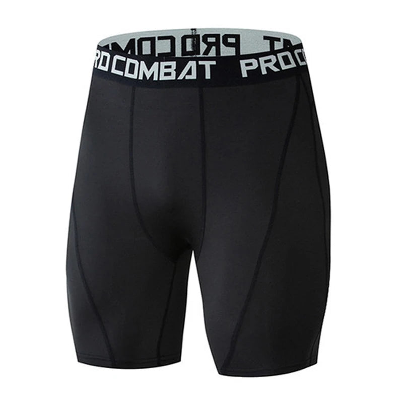 Men's Compression Gym Shorts with Pockets | Athletic Workout Leggings
