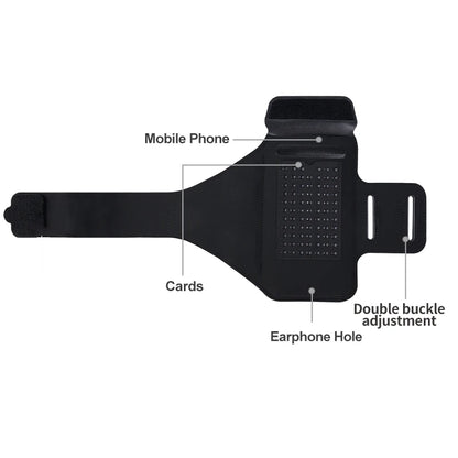 HAISSKY Running Armband Phone Holder for iPhone & Android – Waterproof Sports Arm Bag with Zipper Pocket for Gym, Jogging & Cycling