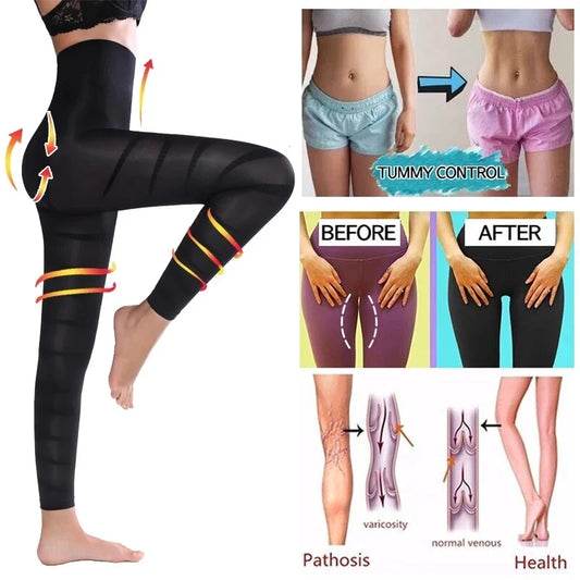 Sculpted Fit High Waist Leggings – Seamless Tummy Control & Push-Up Design