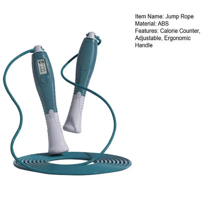 Outdoor Jump Rope with Non-slip Handle Digital Counting Tangle-Free Skipping Rope Fitness Equipment for Men Women
