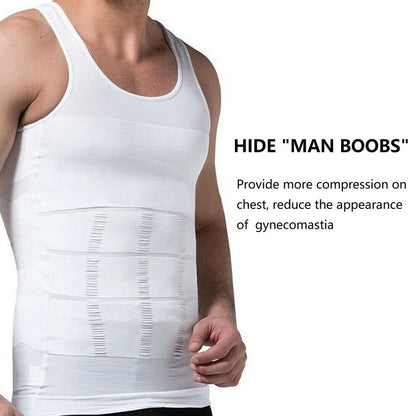 Men’s Slimming Compression Tank | Body Shaper Vest for Workout