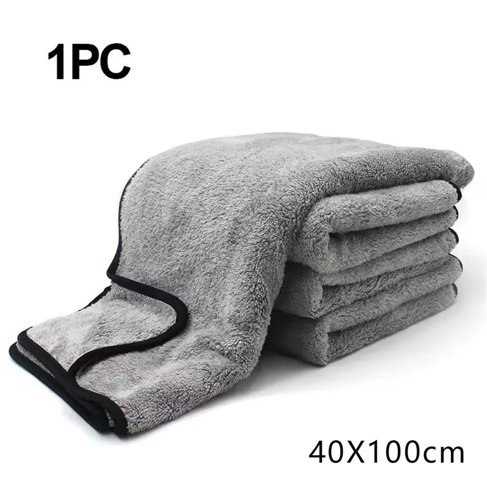 "Premium Microfiber Car Wash Towel – Super Absorbent, Quick-Dry & Eco-Friendly"