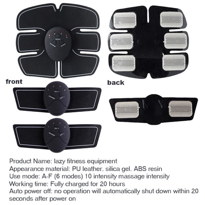 Electric EMS Muscle Stimulator for Abdomen, Buttocks & Arms | Slimming & Pain Relief Trainer