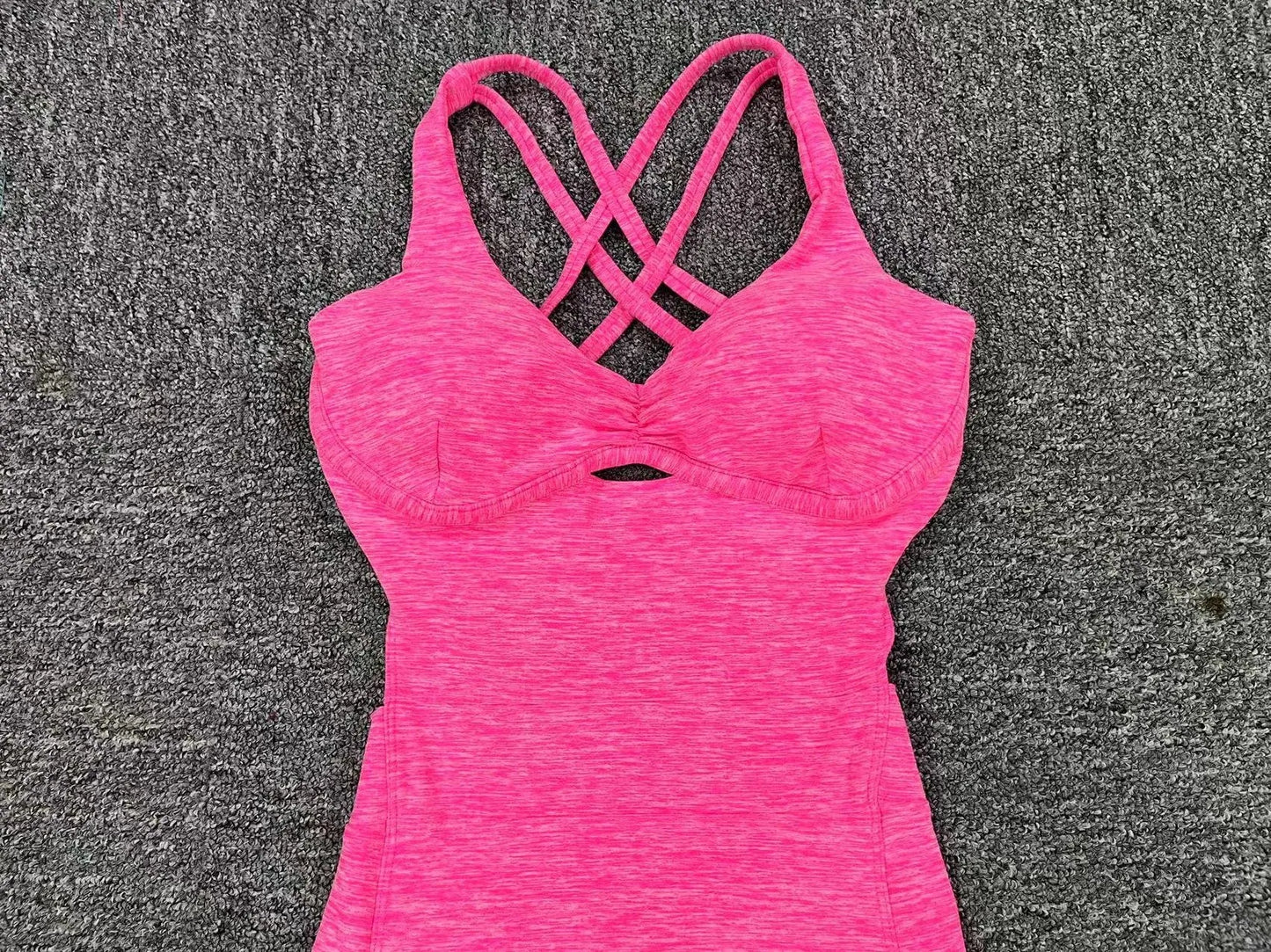 Women's Yoga Jumpsuit – One-Piece Adjustable Sport Bodysuit with Built-In Bra | Activewear for Workout & Dance