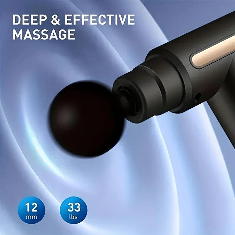 Mini Massage Gun – Deep Tissue Percussion Massager for Muscle Recovery, Pain Relief & Relaxation