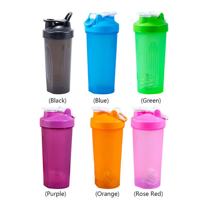 600ml Portable Protein Shaker Bottle – Leak Proof Sports Mixing Cup for Gym & Fitness Training