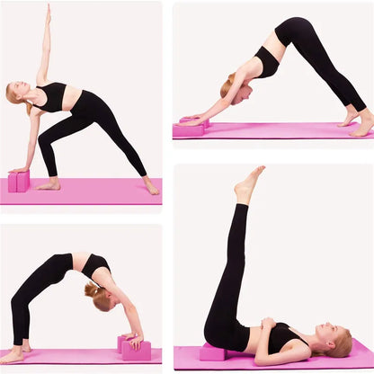 EVA Yoga Block – High Density Foam Brick for Training, Pilates, Stretching & Fitness Support