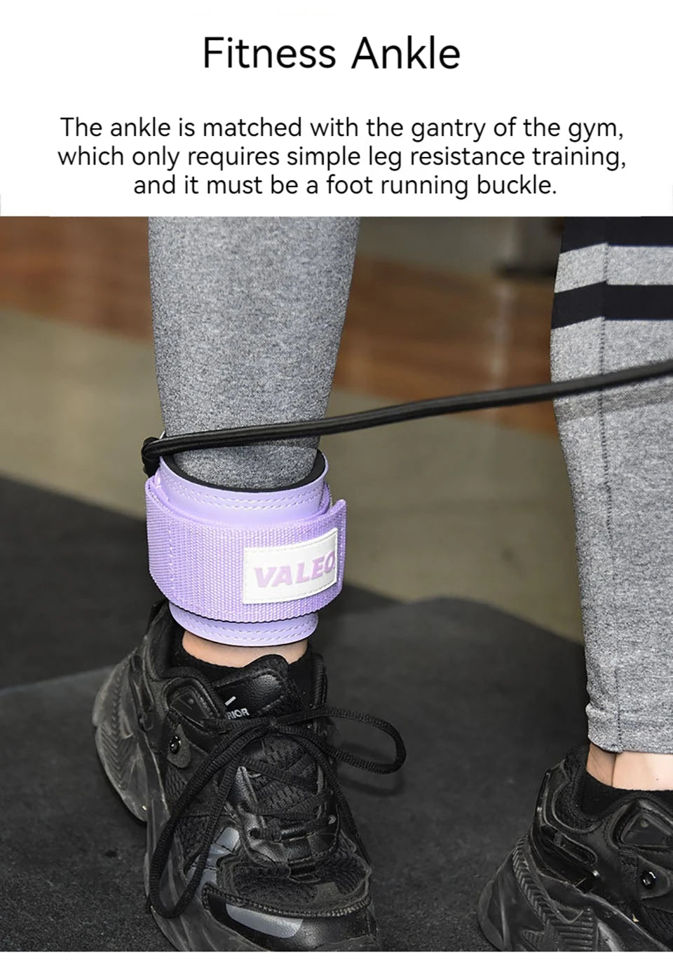 GOBYGO Ankle Resistance Bands with Foam Pads – Adjustable Straps for Glutes, Legs & Lower Body Workouts