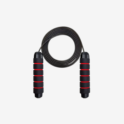 Adjustable Speed Jump Rope with Ball Bearings – Tangle-Free Steel Wire Skipping Rope with Foam Handles for Fitness & Weight Loss