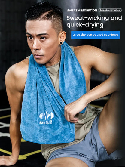 Quick-Dry Fitness Towel – Multifunctional Gym, Sports & Swimming Microfiber Towel